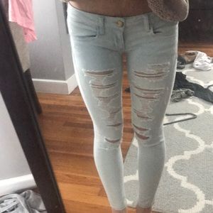 American eagles ripped jeans.